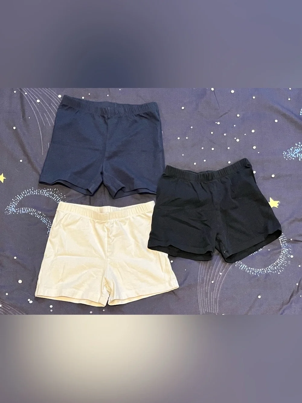 Girls Sz 7/8 Children's Place Solid Bike Shorts Chartwheel Shorts 5 pairs